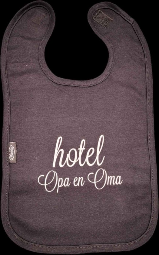 hotel opa en oma - slab - aankondiging - geschenk - baby - zwanger - zwart wit van Hot