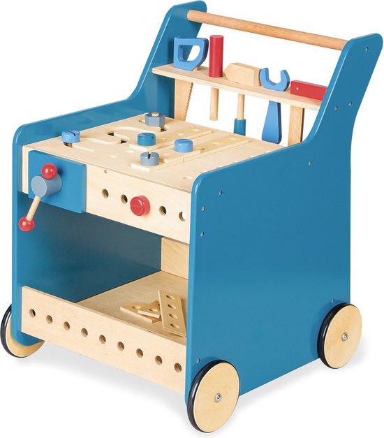 Houten Gereedschapstrolly Kalle van Houten