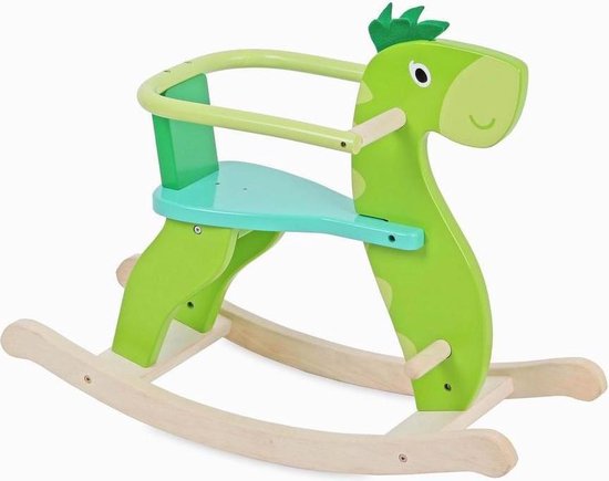 Houten hobbeldier draak afneembare zitje van I'm Toy