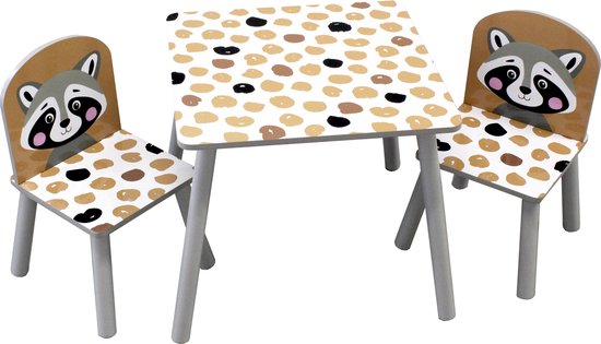 Houten Kindertafel en 2 stoelen van KidKraft