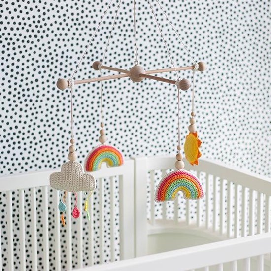 Houten mobiel 6-armig - Go Handmade - Baby mobiel - DIY van Go Handmade