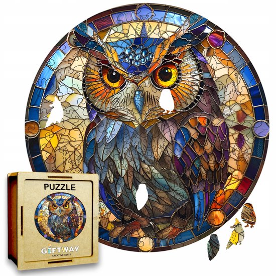 Houten Puzzel Uil 150 Stukjes - Premium Kwaliteit