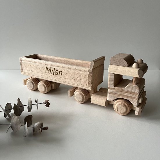 Houten vrachtwagen van Houten