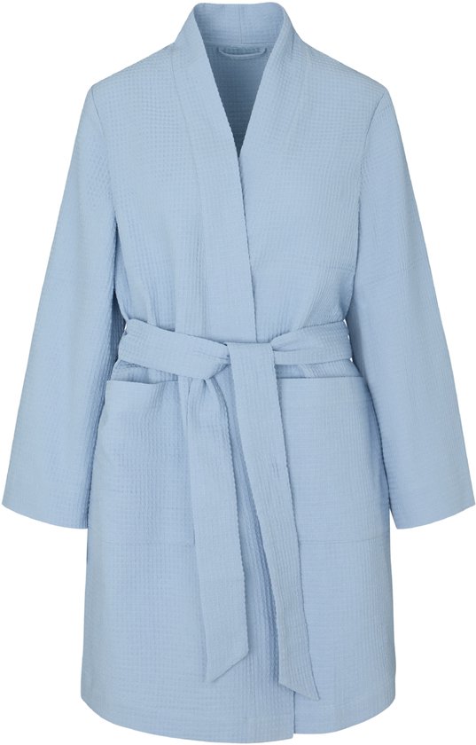 Hunkemöller Badjas met wafeltextuur Blauw