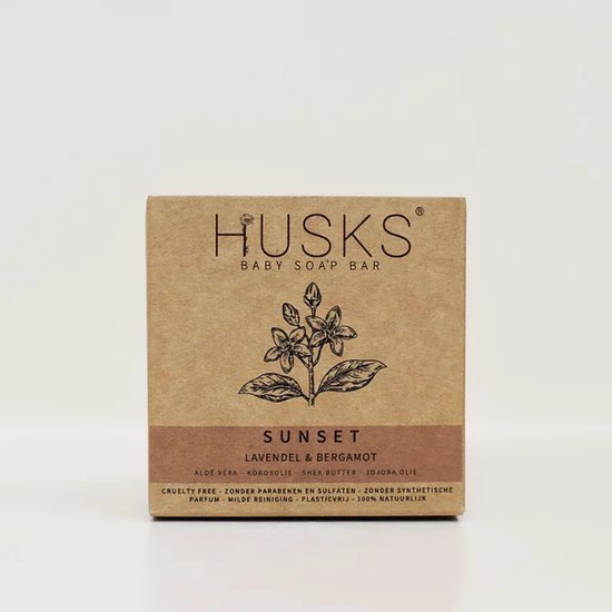 HUSKS - Baby Soap Bars - Sunset - Aromatherapeutisch - 60gr van HUSKS