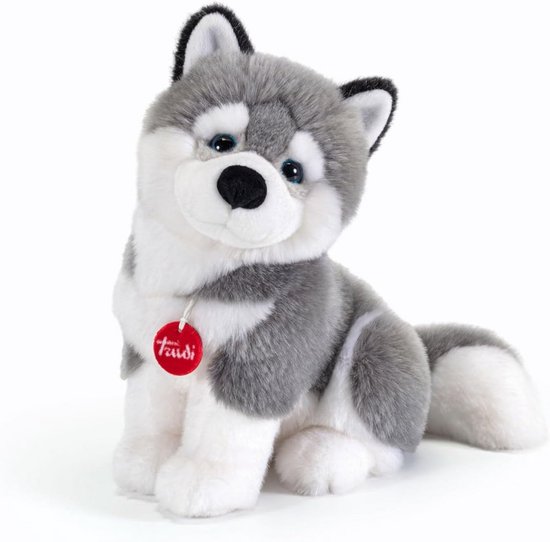 Husky Pluche Dier 18x26x20 cm, Speelgoed en Cadeau voor Kinderen van Merkloos