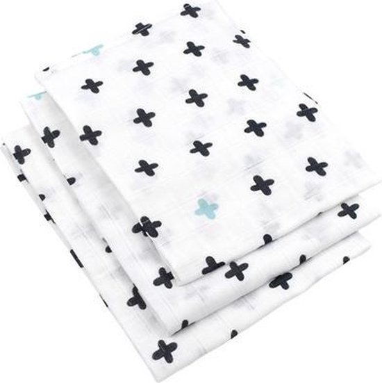 Hydrofiel washandje CRIZZZCROSSS ( 3 stuks) van Jollein