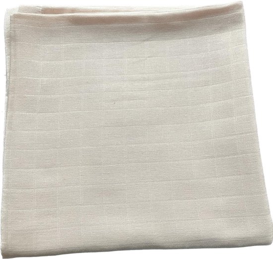 hydrofiele doek 120x120cm-bakerdoek -wikkeldoek-effen-roze van Hydrofiel