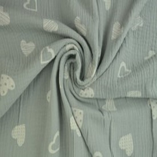 Hydrofiele doek / baby silvergrey / 130 cm bij 130 cm van Hydrofiel