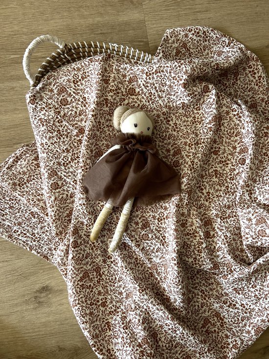 Hydrofiele doek - handgemaakt - XL swaddle - hydrofiel - baby - deken van Merkloos