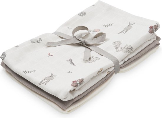 Hydrofiele Doeken Fawn/Hazel/ Creme (3 stuks) | CamCam van Camcam