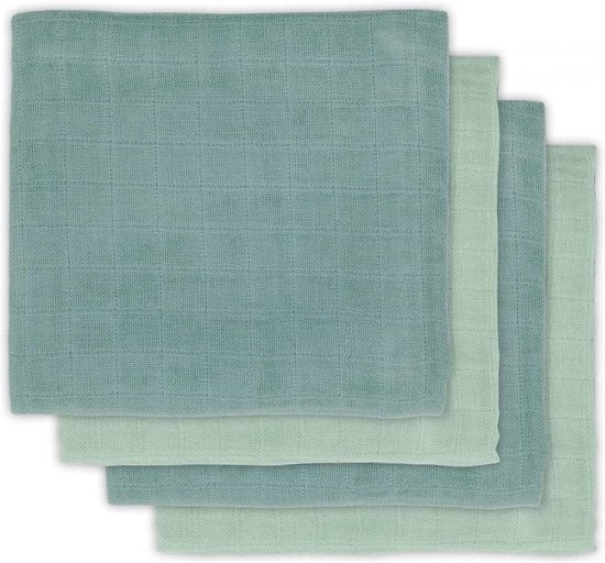 Hydrofiele doeken mintgroen 4-pack 70x70 cm - Zacht en duurzaam voor jouw baby van Hydrofiel