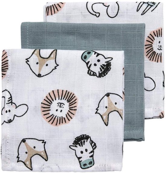 Hydrofiele Monddoekjes 3-Pack - Zacht en Comfortabel voor Baby's van Lily & Jack