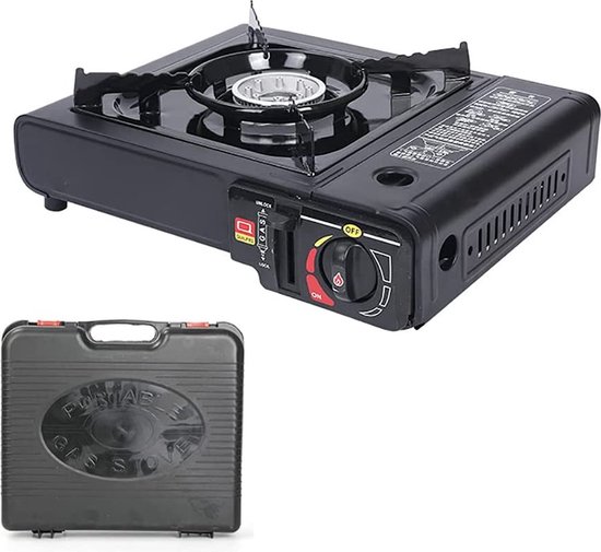 IBBO Shop - Draagbare Gasfornuis - Camping Kookstel - Gas Stove - Gasfornuis - Kooktoestel - Outdoor - Op Reis van IBBO