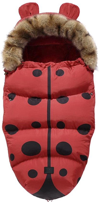 Ibenzoa® Universele warme babyslaapzak voor kinderwagen en buggy in winterse omstandigheden van Merkloos