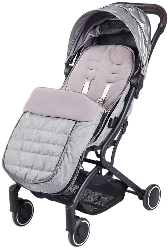 Ibenzoa® Warme en winddichte voetenzak voor kinderwagen met verstelbare ritssluiting van Merkloos