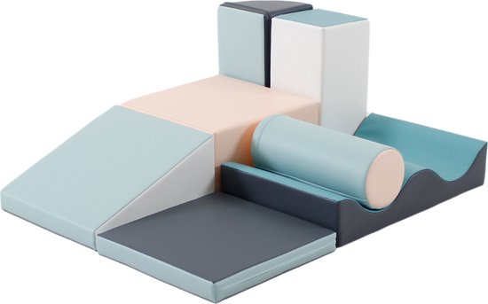 Iglu Foam blokken set - 7 delig - pastelkleuren van Iglu