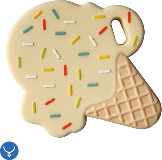 IJsje Bijtketting Kauwketting - Crème van Merkloos