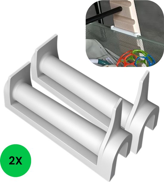 Ikea Trofast draadmand adapter voor Tripp Trapp kinderstoel - Wit - 2 stuks - Tripp trapp adapter van IKEA