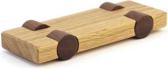 IKONIC - Solid Racing Car - Lex Pott - houten auto - massief eiken van IKONIC