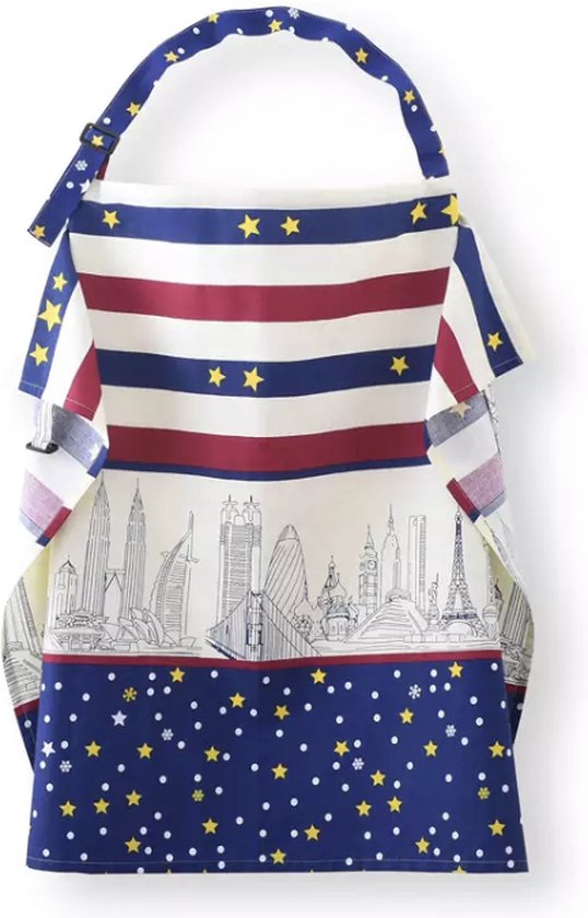 IL BAMBINI - Borstvoedingsdoek - voedingsdoek - doek voor afschermen borst voeding - City van IL BAMBINI