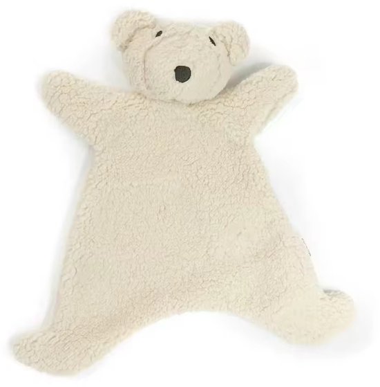 Il Bambini - heerlijk zacht knuffeldoekje - beige beer - kraamcadeau - babykado van IL BAMBINI
