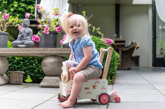 I'm Toy Loop/duwwagen Konijn - Roze van I'm Toy