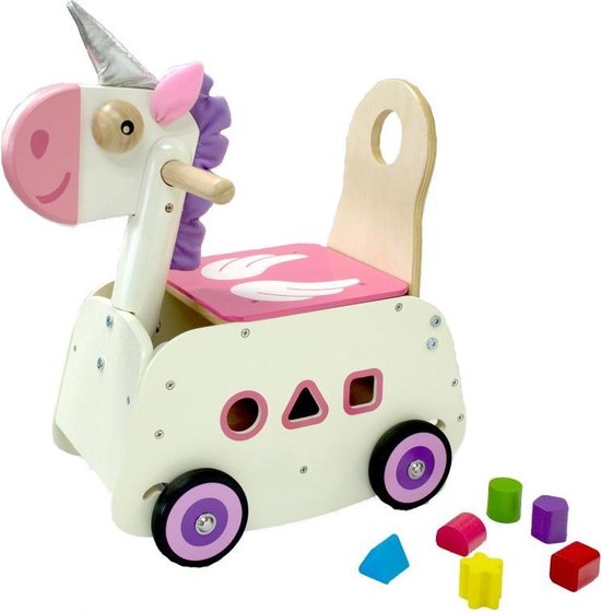 I'm Toy Loopwagen Eenhoorn met Schommelfunctie van I'm Toy