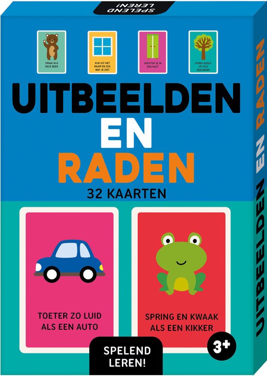Image Books-Spelend leren-Uitbeelden en raden- Blue van Totum