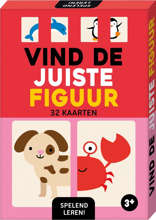 Image Books-Spelend leren-Vind de juiste figuur-pink van Bambolino Toys