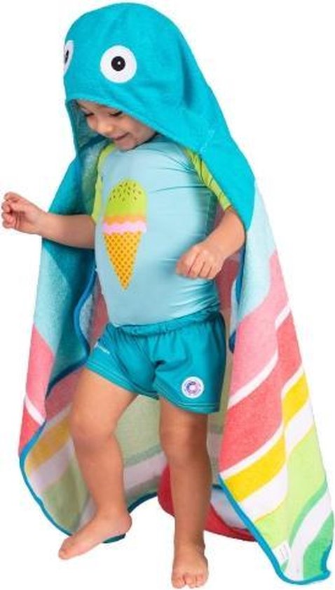 Imaginarium Badponcho Vissen - Handdoek met Capuchon voor Kinderen van Imaginarium