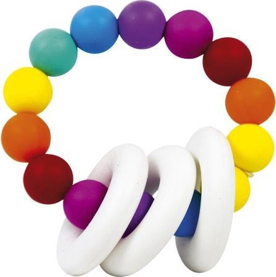 Imaginarium Silliconen Bijtring - Veilig en Zacht - Regenboog van Imaginarium