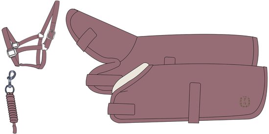 Imperial Riding - Speelgoed set stal IRHVelvet - Dark Mauve