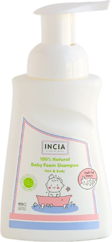 Incia - 100% Natuurlijke Baby Shampoo - Hypoallergeen van Incia