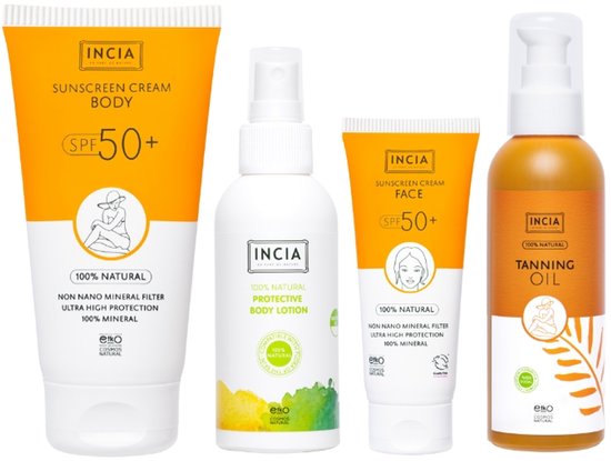 INCIA - Natuurlijke Zonnebrand Set - Voor Jou van Merkloos