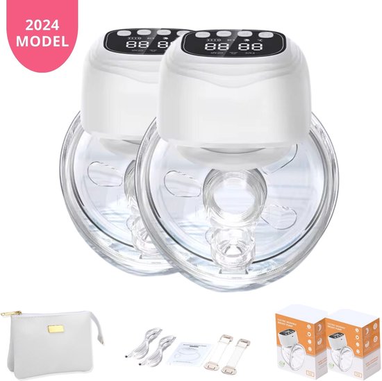 iNeedy Elektrische Borstkolf 2024 - Handsfree Borstkolf - Dubbel Borstkolf - kolfapparaat - Massage - Bestseller in de EU van iNeedy