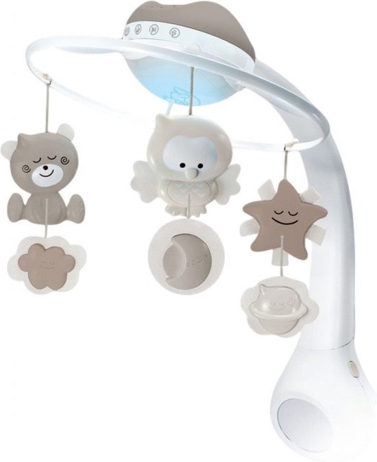 Infantino Grey 3 in 1 Muziekmobiel & Projector van Merkloos