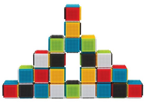 Infantino Press & Stay Sensorische Blokken van Merkloos