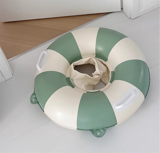 Inflatable Baby Zwemring met Zitje voor Baby's van 6 Maanden tot 3 Jaar - Zwemhulpmiddel Excavator Bouwmachine - Waterpret Opblaasbaar Zwembandje van Merkloos