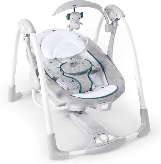 Ingenuity Bright Starts hybride swing olifant - schommelen met 5 snelheden van INGENUITY