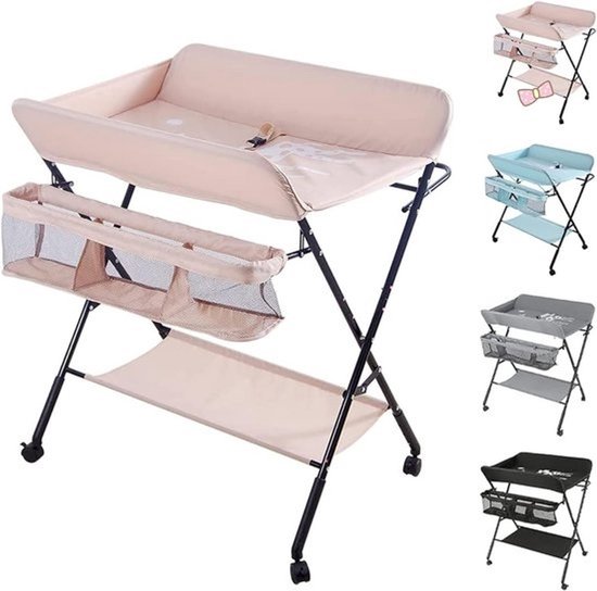 Inklapbare Baby Verschoontafel met Bad 2-in-1 voor Pasgeborenen