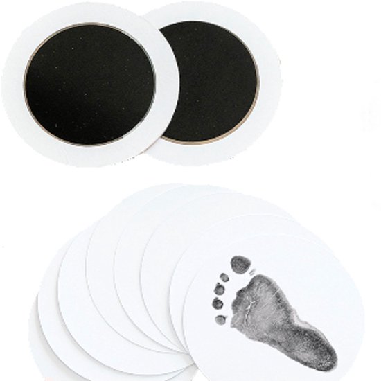 Inktkussenset voor huisdieren – 2-delige set (2 inktkussens + 4 vellen papier) – Pootafdrukken van honden & katten – Ideaal voor aandenkenalbums, doe-het-zelf-ansichtkaarten en herinneringen – Ook geschikt voor baby-aandenkens – 11 x 11 cm