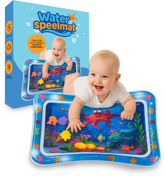 Innovaland - Watermat Baby - Opblaasbaar - Speeltapijt - Speelgoed - Jongens - Meisjes - Kraam cadeau Jongen - Waterspeelmat - Baby Speelgoed 0 jaar - Baby Mat van Merkloos