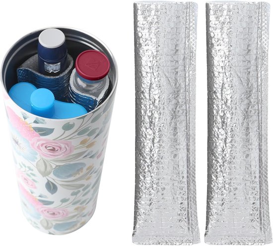 Insulinepen Beschermtas van Aluminiumfolie - Geïsoleerde Covers voor Diabetes Medicijnen, Peptiden en Organisatie - Koeltas voor Reizen, Set van 2
