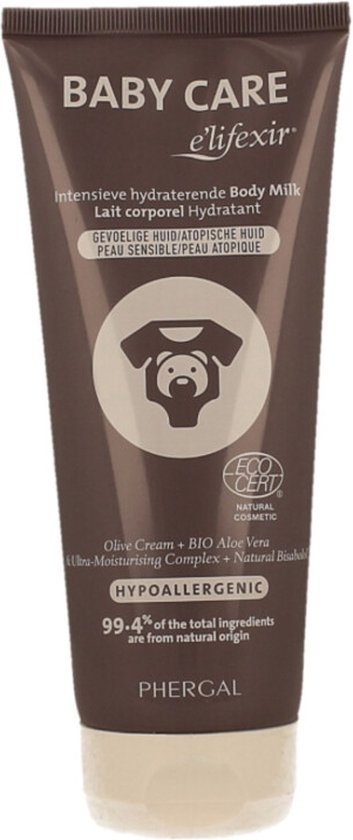Intensief Hydraterende Body Milk - e'lifexir Baby Care - 200ml - Bodymilk - Vegan - Microplastic FREE van E'lifexir