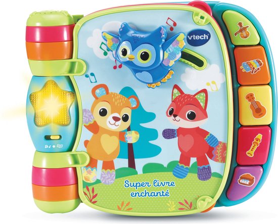 Interactief kinderboek Vtech Baby Super Enchanted Book of Baby Kitties Blauw Multicolour van Vtech