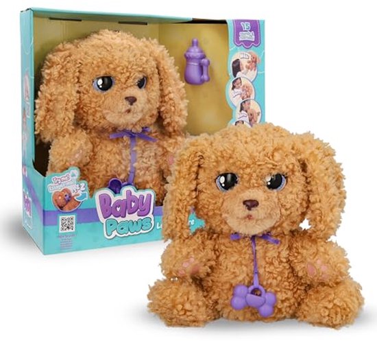 Interactieve Pluche Puppy met Geluiden en Fopspeen van Vtech