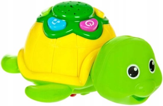 Interactieve Schildpad met licht en geluid - Educatief Speelgoed - vanaf 18 maanden van Playfun