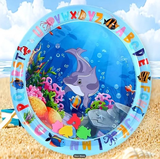 Interactieve Speelmat - Watermat voor Peuters, Katten en Kleine Honden - 65 cm - Duurzaam Waterspeelgoed voor Binnen en Buiten van PlayActive