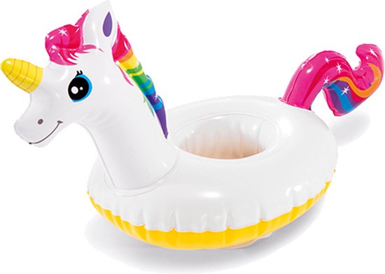 Intex 57506NP Opblaasbare Bekerhouder Eenhoorn 41x20 cm 3 Stuks van Intex
